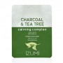 Тканевая маска для лица IZUMI Anti Acne Complex, Charcoal &amp Tea Tree Essence Mask, 25 г
