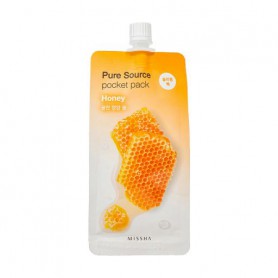 Ночная маска для лица Missha Pure Source Pocket Pack Honey с экстрактом меда, 10 мл