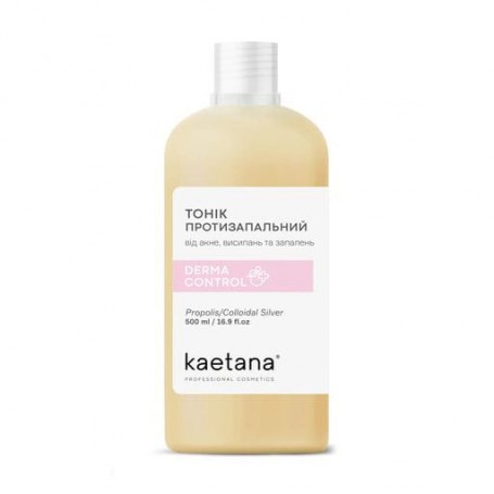 Тоник для лица Kaetana Derma Control от акне, высыпаний и воспалений, для проблемной кожи, 200 мл