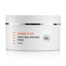 Диски для лица смоченные лосьоном Holy Land Cosmetics Acnox Daily Balancing Pads, 60 шт