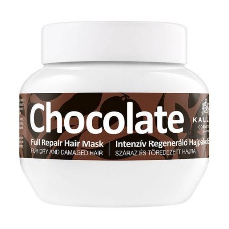 Маска Kallos Cosmetics Chocolate Full Repair Hair Mask для сухих и поврежденных волос, 1 л