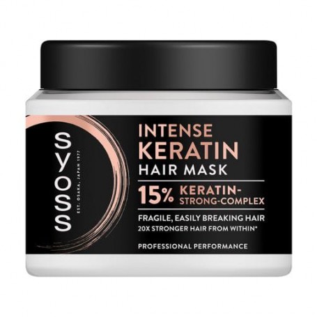 Маска SYOSS Intense Keratin Hair Mask для ломких волос, 400 мл