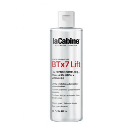 Тоник-пилинг для лица La Cabine BT x 7 Lift Gentle Peeling Toner с 7-пептидным комплексом и АНА-кислотами, 200 мл