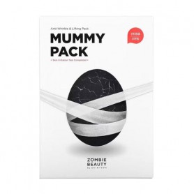 Антивозрастная лифтинг-маска для лица Skin1004 Zombie Beauty Mummy Pack с черным трюфелем, 8 шт
