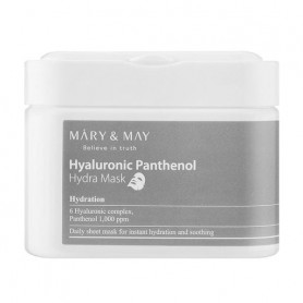 Увлажняющая тканевая маска для лица Mary &amp May Hyaluronic Panthenol Hydra Mask, 30 шт