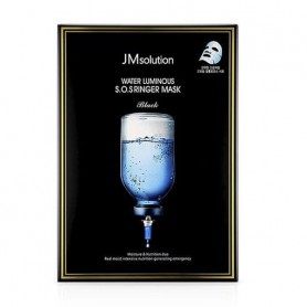 Увлажняющая тканевая маска для лица JMsolution Water Luminous S.O.S Ringer Mask Black с гиалуроновой кислотой, 35 мл
