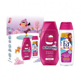 Набор для девочек Schauma &amp Fa Kids Girl for Childrens Hair &amp Skin (шампунь-бальзам, 250 мл + гель для душа-шампунь, 250 м