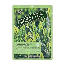 Тканевая маска для лица May Island Real Essence Green Tea Mask Pack с зеленым чаем, для проблемной кожи, 25 мл