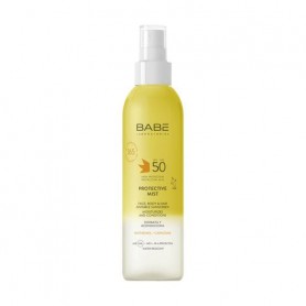 Солнцезащитный невидимый спрей-мист для лица, тела и волос BABE Laboratorios Protective Mist SPF 50, 150 мл