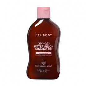 Масло для загара Bali Body Watermelon Tanning Oil SPF 50 с семенами арбуза, 100 мл