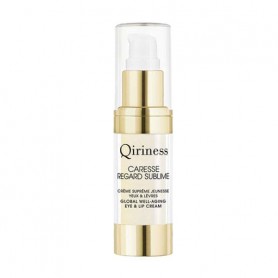Антивозрастной крем для глаз и губ Qiriness Caresse Regard Sublime Global Well-Aging Eye &amp Lip Cream, 15 мл
