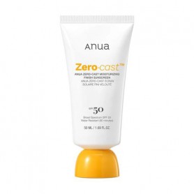 Увлажняющий солнцезащитный крем для лица Anua Zero-Cast Moisturizing Finish Sunscreen, SPF 50, 50 мл