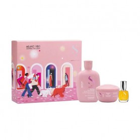 Набор для волос Alfaparf Semi Di Lino Moisture Set (шампунь, 250 мл + маска, 200 мл + кристаллы, 15 мл)