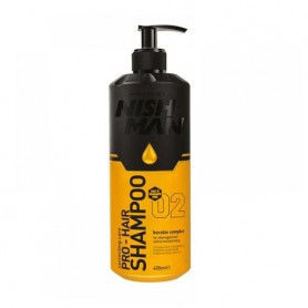 Шампунь для волос Nishman Pro-Hair Shampoo 02 Keratin Complex, 400 мл