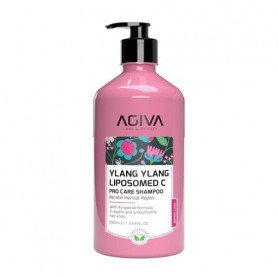 Шампунь Agiva Ylang Ylang Liposomed C Pro Care Shampoo Интенсивное восстановление, для поврежденных волос, 500 мл