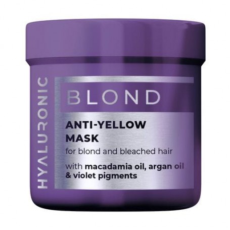 Маска Unic Hyaluronic Blond Anti-Yellow Mask для светлых и обесцвеченных волос, 500 мл