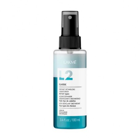 Двухфазный несмываемый спрей-кондиционер Lakme L2 Classic Instant Detangling Conditioner для распутывания волос, 100 мл