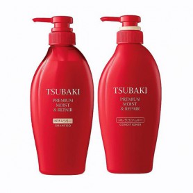 Набор для увлажнения и восстановления волос Shiseido Tsubaki Premium Moist &amp Repair Kit (шампунь, 450 мл + кондиционер, 450 м