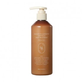 Восстанавливающая маска-кондиционер для волос HEVEBLUE Salmon PullKeratin Centella Hair Treatment, 300 мл