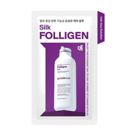 Шампунь Dr.FORHAIR Folligen Silk Shampoo для поврежденных волос, 10 мл