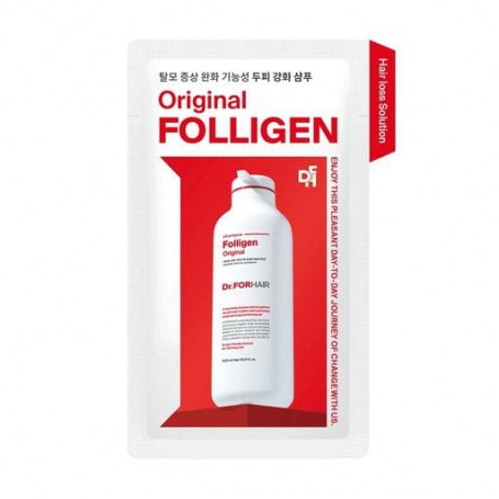 Укрепляющий шампунь для волос Dr.FORHAIR Folligen Original Shampoo против выпадения, 10 мл