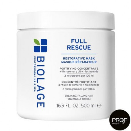 Восстанавливающая маска Biolage Professional Full Rescue Restorative Mask для ломких и склонных к выпадению волос, 500 мл