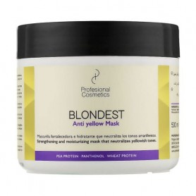 Маска антижелтизна для блондинок Profesional Cosmetics Blondest Anti Yellow Mask, 500 мл