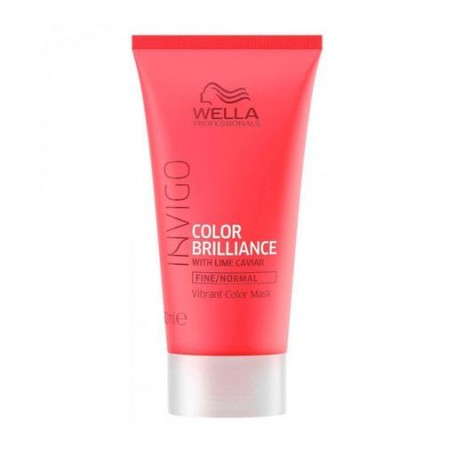 Маска Wella Professionals Invigo Color Brilliance Coarse для яркости окрашенных жестких волос, с лаймовой икрой, 150 мл