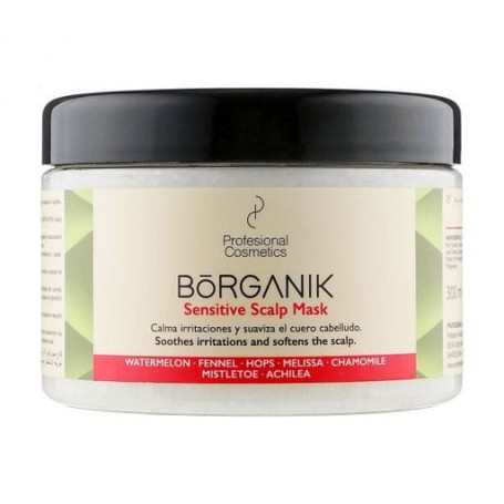 Маска Profesional Cosmetics Borganik Sensitive Scalp Mask для чувствительной кожи головы, 300 мл
