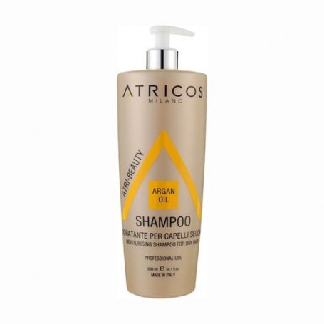 Шампунь Atricos Milano Atri-Beauty Hydratating Shampoo для сухих волос, с аргановым маслом, 1 л