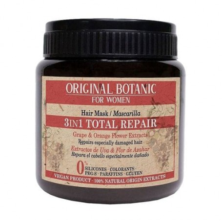 Восстанавливающая маска 3 в 1 Original Botanic For Women 3 In 1 Total Repair Hair Mask для поврежденных волос, 250 мл