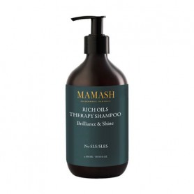 Питательный шампунь-терапия Mamash Rich Oils Therapy Shampoo для сияния и блеска волос, с ценными маслами, 300 мл