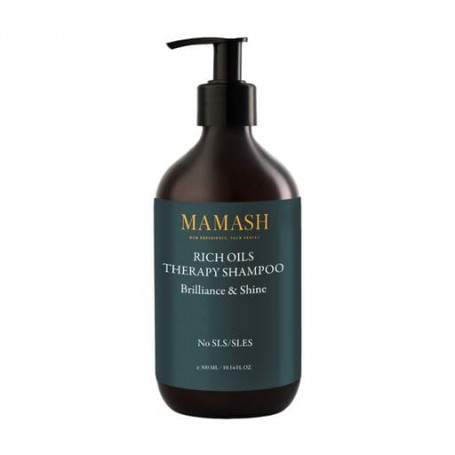 Питательный шампунь-терапия Mamash Rich Oils Therapy Shampoo для сияния и блеска волос, с ценными маслами, 300 мл