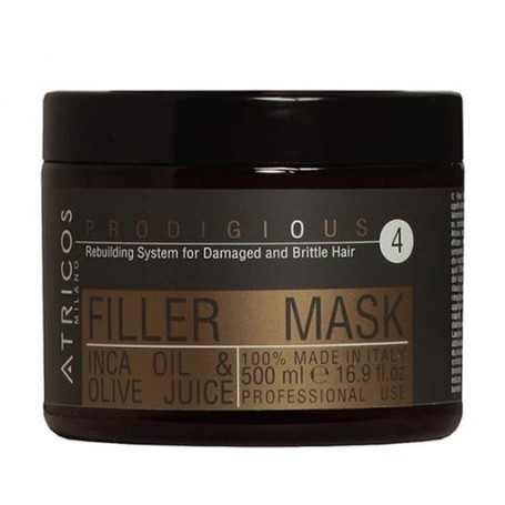 Маска Atricos Milano Prodigious Filler Mask для поврежденных и ломких волос, 250 мл