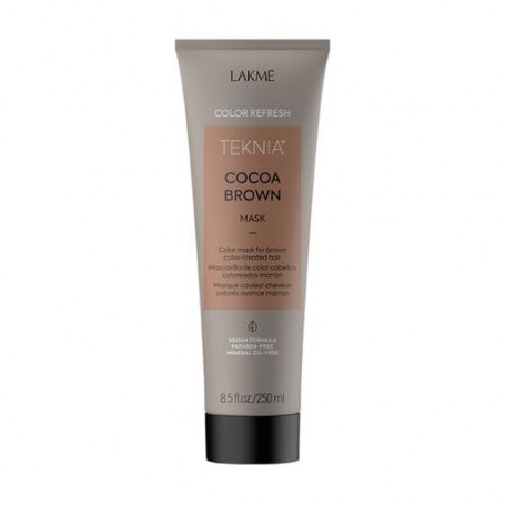 Маска для окрашенных волос коричневых оттенков Lakme Teknia Color Refresh Cocoa Brown Mask, 250 мл