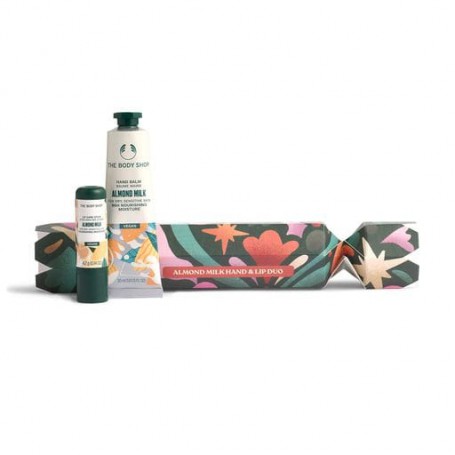 Подарочный набор The Body Shop Almond Milk Hand &amp Lip Duo (бальзам для рук, 30 мл + бальзам для губ, 4.2 г)