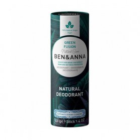 Дезодорант-стик Ben &amp Anna Natural Deodorant, Green Fusion, в эко упаковке, 40 г