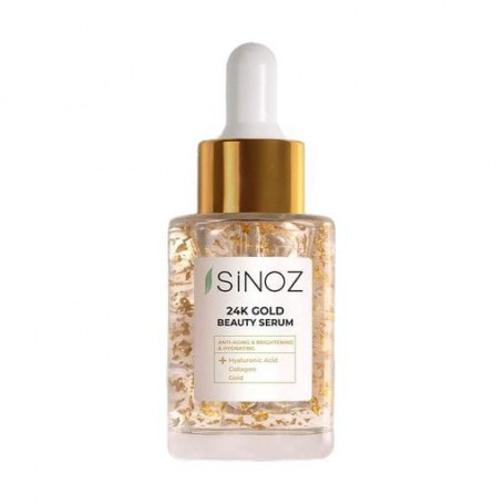 Сыворотка для лица Sinoz 24K Gold Beauty Serum с 24-каратным золотом, 30 мл
