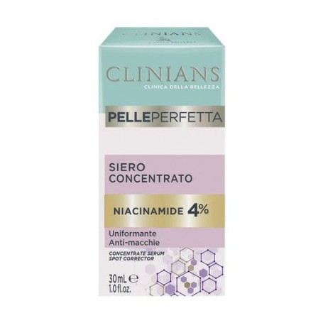 Сыворотка для лица Clinians Pelle Perfetta Concentrated Serum против пигментных пятен, с ниацинамидом 4%, 30 мл