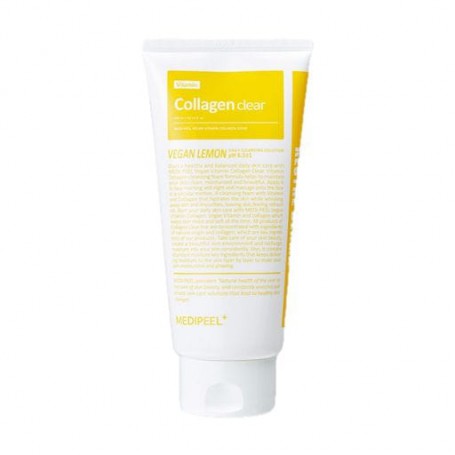 Очищающая гель-пенка для лица Medi-Peel Vegan Vitamin Collagen Clear с коллагеном, 120 мл