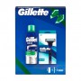 Подарочный набор мужской Gillette Mach3 Sport (станок + сменные картриджи, 2 шт + гель для бритья, 200 мл)