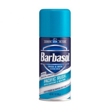 Мужская пена для бритья Barbasol Thick &amp Rich Shaving Cream Pacific Rush, 198 г