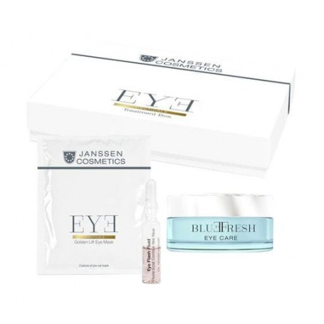 Набор для кожи вокруг глаз Janssen Cosmetics Eye Ceuticals Treatment Kit (маска, 10 шт + флеш-флюид, 10 ампул + крем-гель, 15 мл