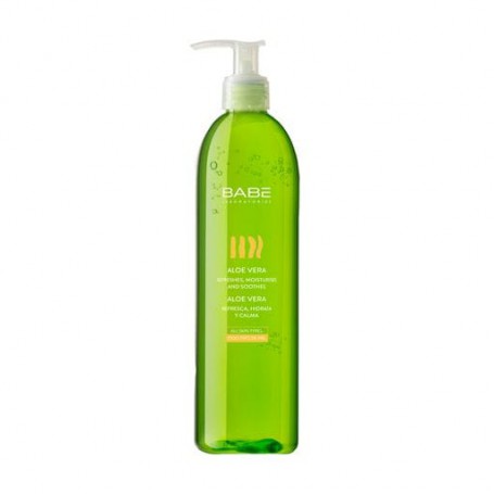 Увлажняющий успокаивающий гель для тела BABE Laboratorios Body Line Pure Aloe Vera Gel со 100% Алоэ Вера, 395 мл