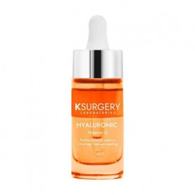 Двухфазный ночной пилинг для лица KSURGERY Hyaluronic Vitamin C Overnight Biphasic Peeling с витамином С, 15 мл