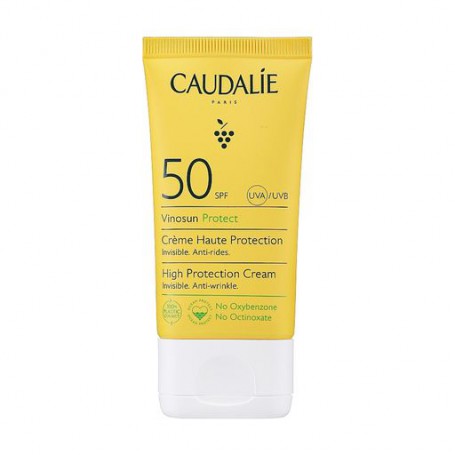 Солнцезащитный крем для лица Caudalie Vinosun Protect High Protection Cream SPF 50, 50 мл