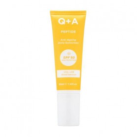 Восстанавливающий солнцезащитный крем для лица Q+A Peptide Anti-Ageing Daily Sunscreen, SPF 50, 50 мл