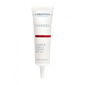 Защитный крем для лица Christina Comodex Cover &amp Shield Cream SPF 20 с тонирующим эффектом для лица, 30 мл