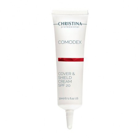 Защитный крем для лица Christina Comodex Cover &amp Shield Cream SPF 20 с тонирующим эффектом для лица, 30 мл