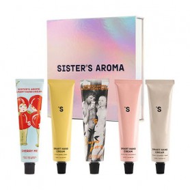 Подарочный набор Sister&39s Aroma Любимые кремы для рук (Sugar Porn, 30 мл + Cherry Me, 30 мл + Маракуя, 30 мл + Морская соль, 3